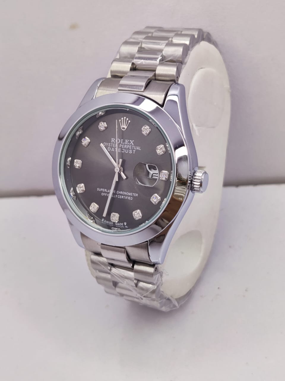 RLX  Oyster Perpetual Datejust – Diamond Hour Markers