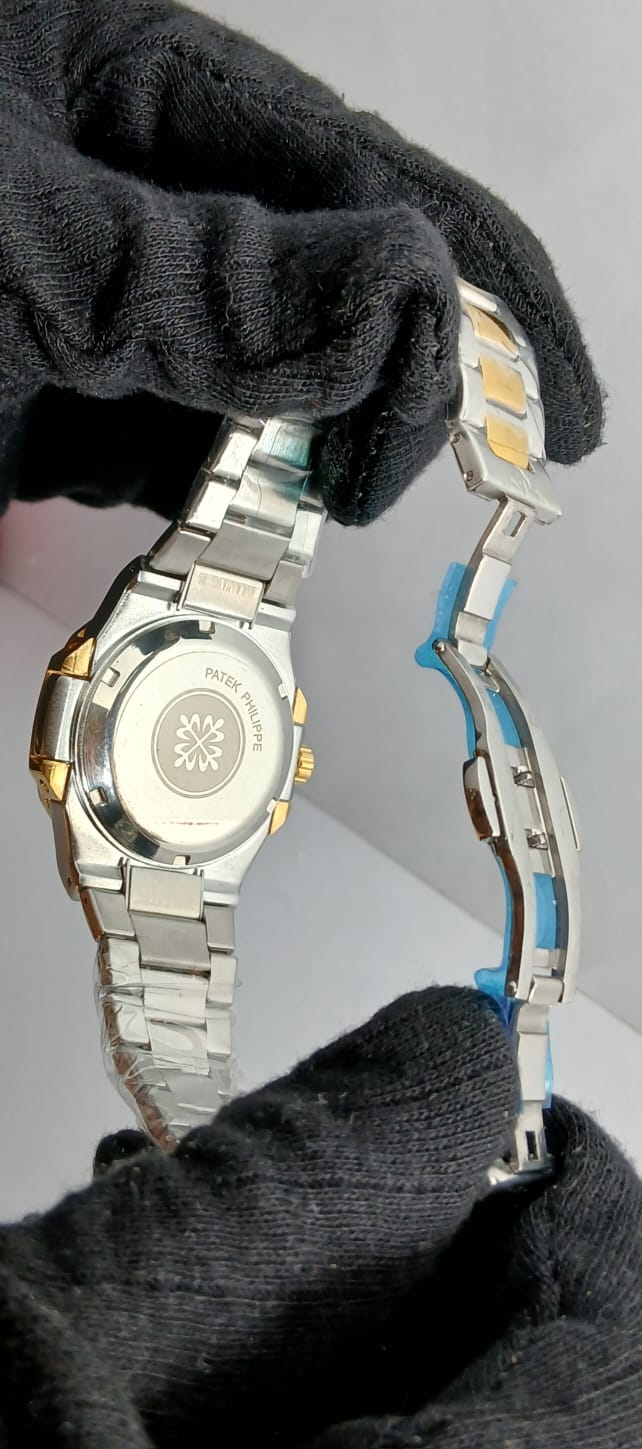 Patek Philippe Nautilus – Two-Tone | Aqua Blue Dial |