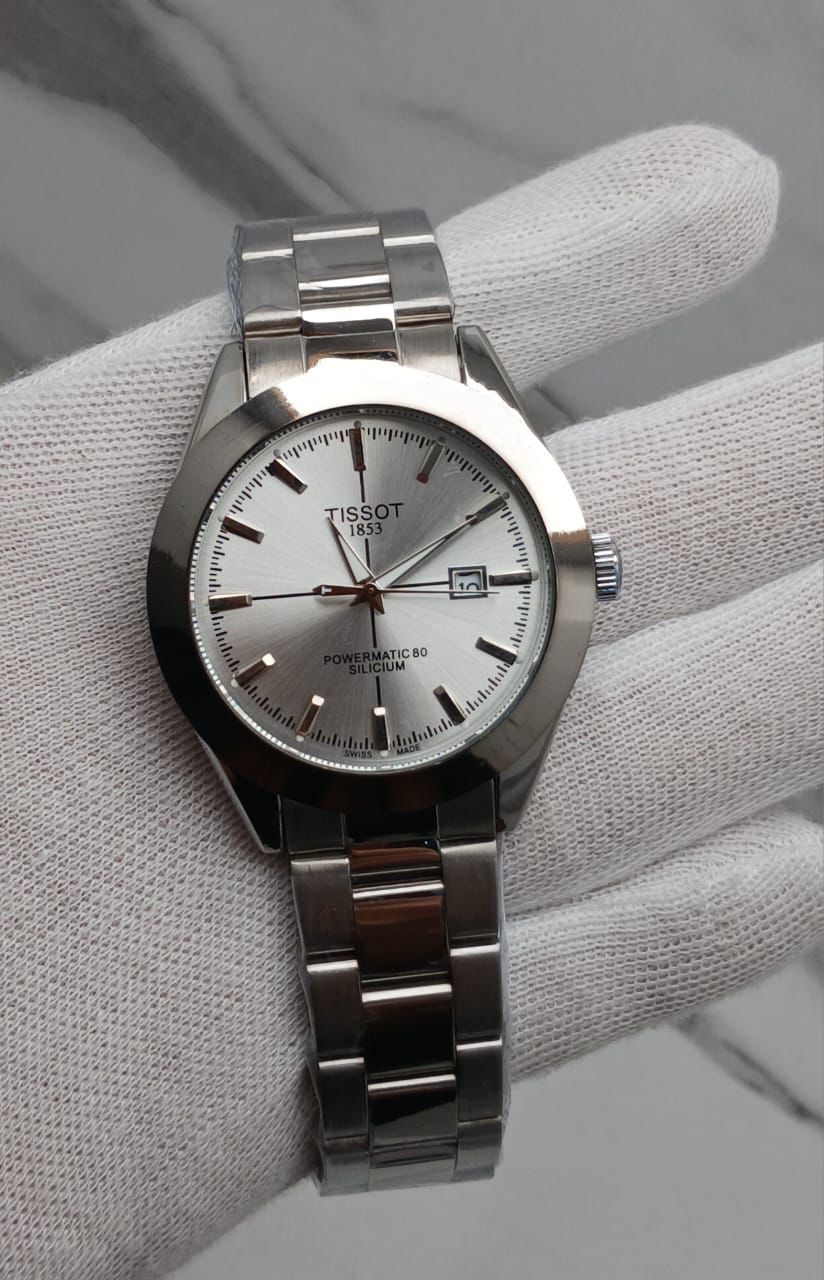 Tissot 1883 Watch for Men, Stainless Steel Bracelet,  Date Display