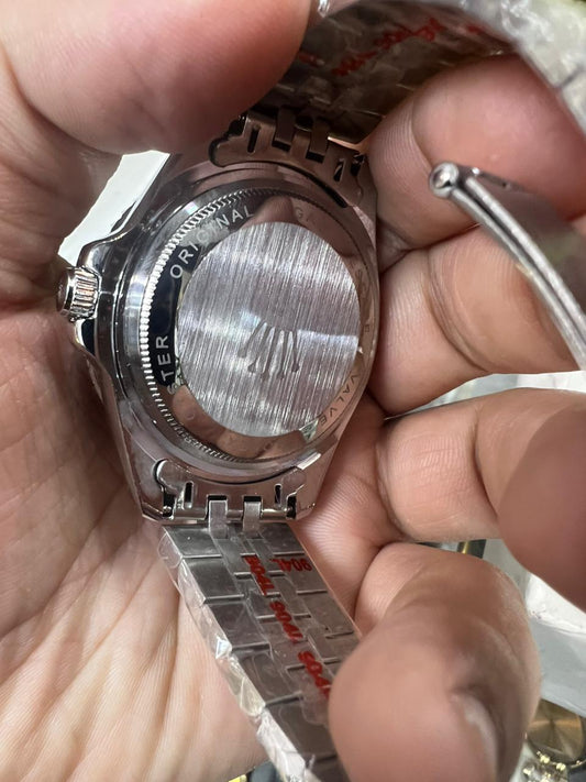 Rolex GMT-Master II “Coke” Stainless Steel Watch with Red & Black Bezel