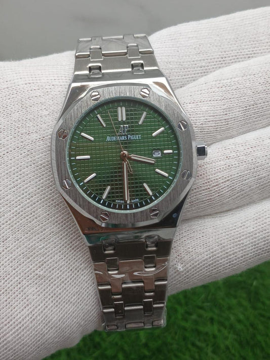 Audemars Piguet Quartz Men’s Watch, Stainless Steel Bracelet, with Date Display