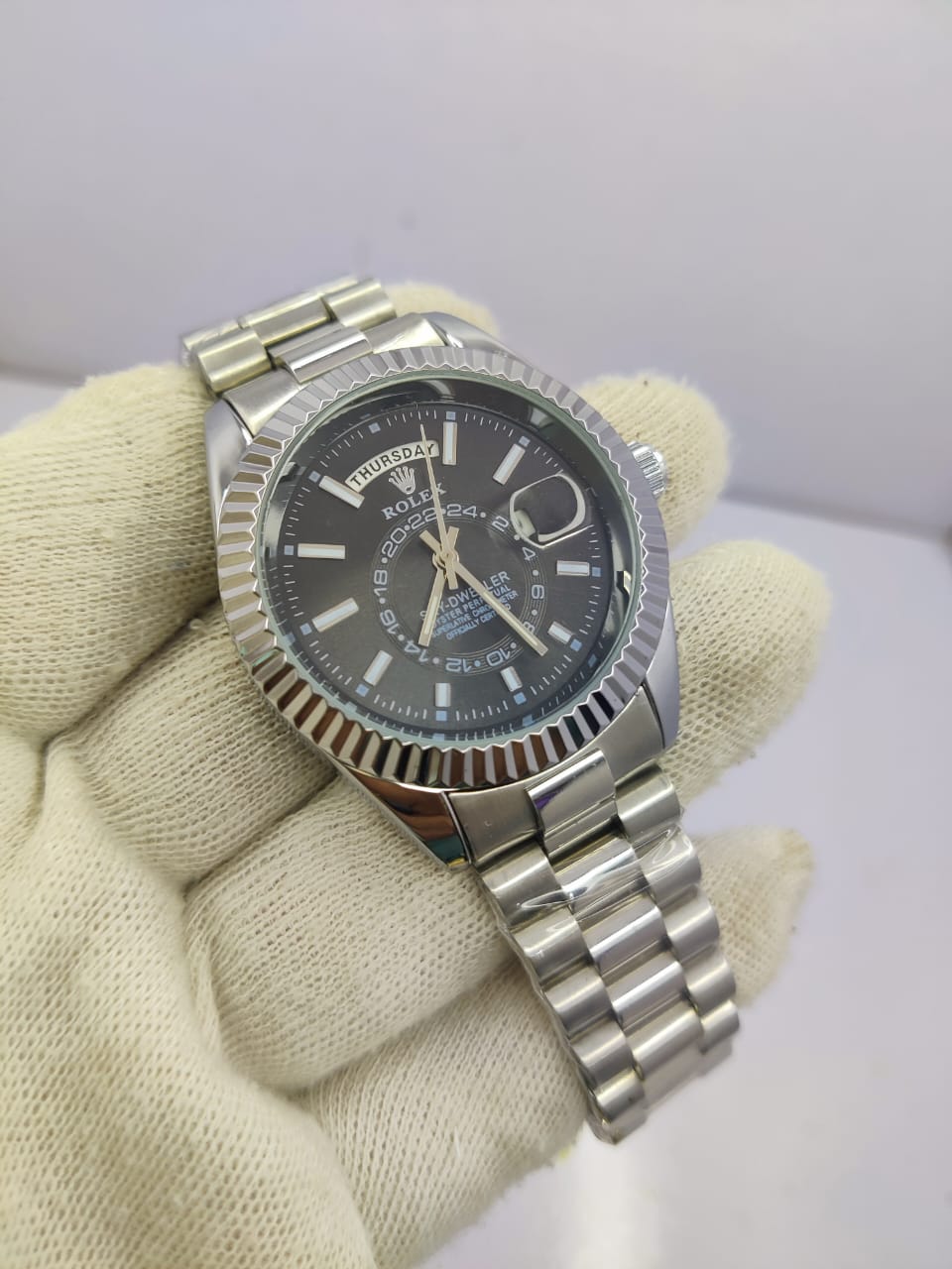 Rolex Sky-Dweller | Day-Date Display | Stainless Steel