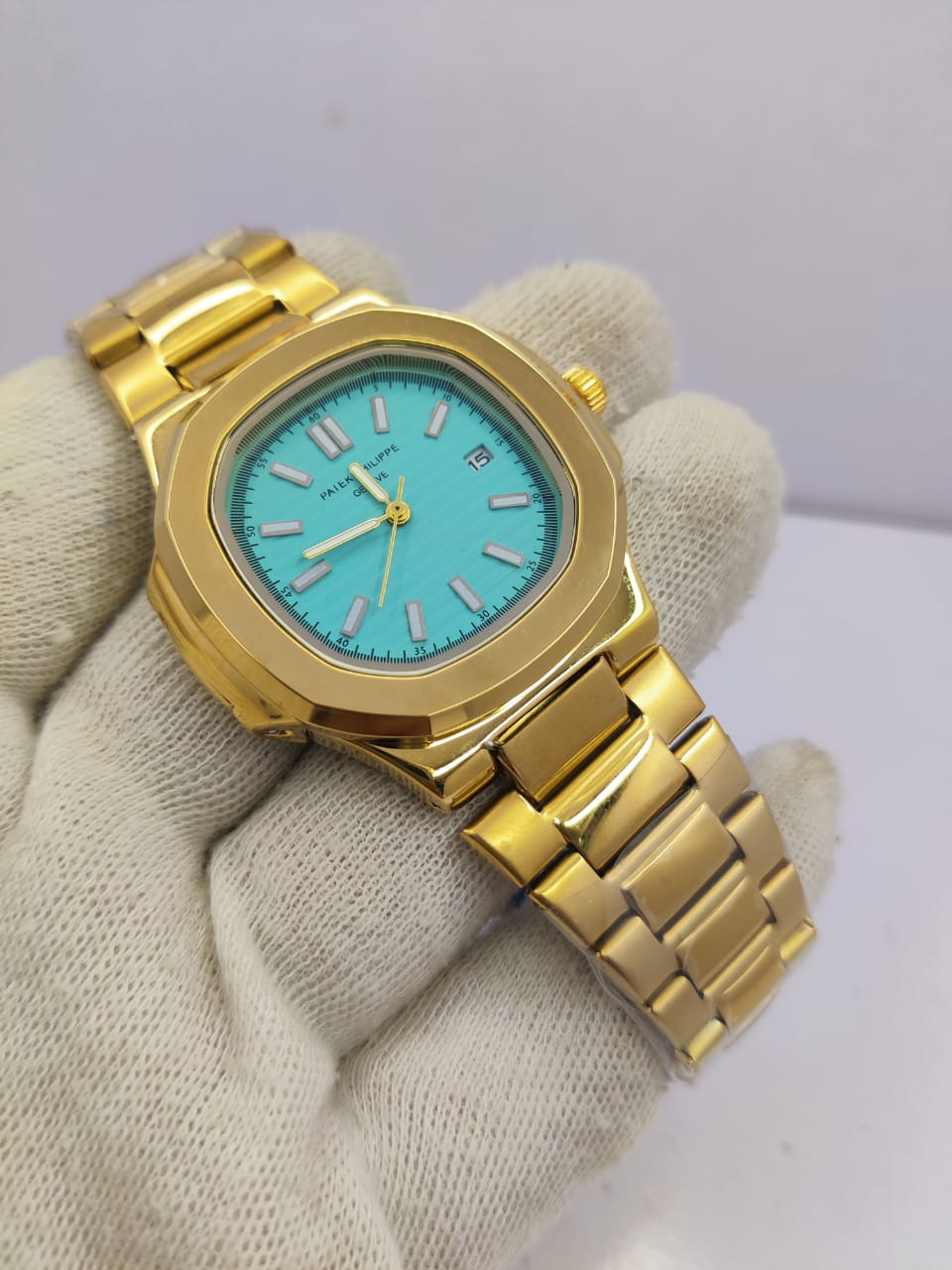 Patek Phillipe Nautilus-Turquoise Dial |Gold Edition|