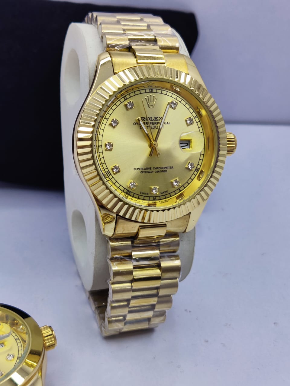 RLX Gold  Oyster Perpetual Datejust – Diamond Hour Marker