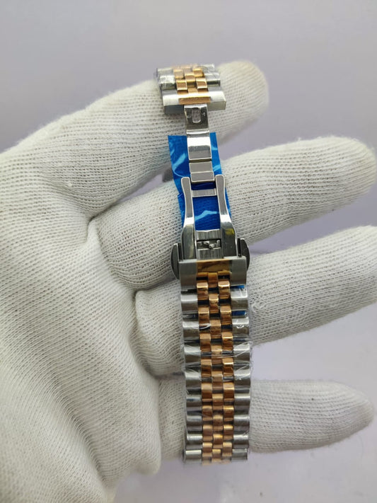 Seastar GMT Pepsi Bezel Watch – Dual Tone | Jubilee Strap | Rotating Bezel