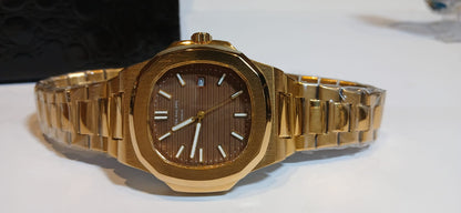 Patek Philippe Nautilus  – Gold| Brown Dial |