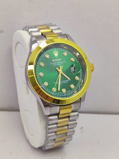 RLX Oyster Perpetual Datejust – TWO TONE Finish with Diamond Hour Markers