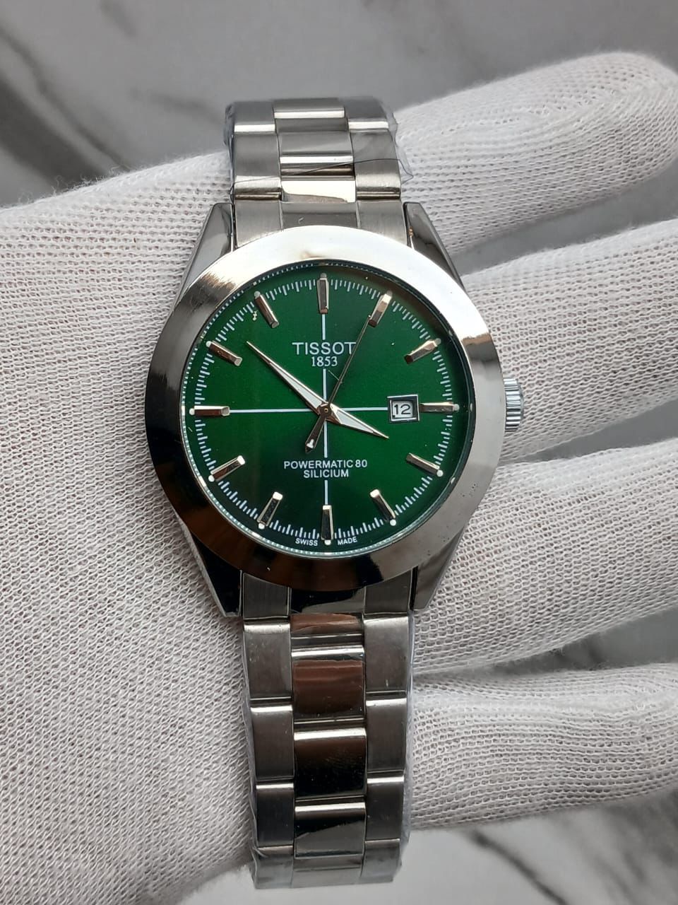 Tissot 1883 Watch for Men, Stainless Steel Bracelet,  Date Display